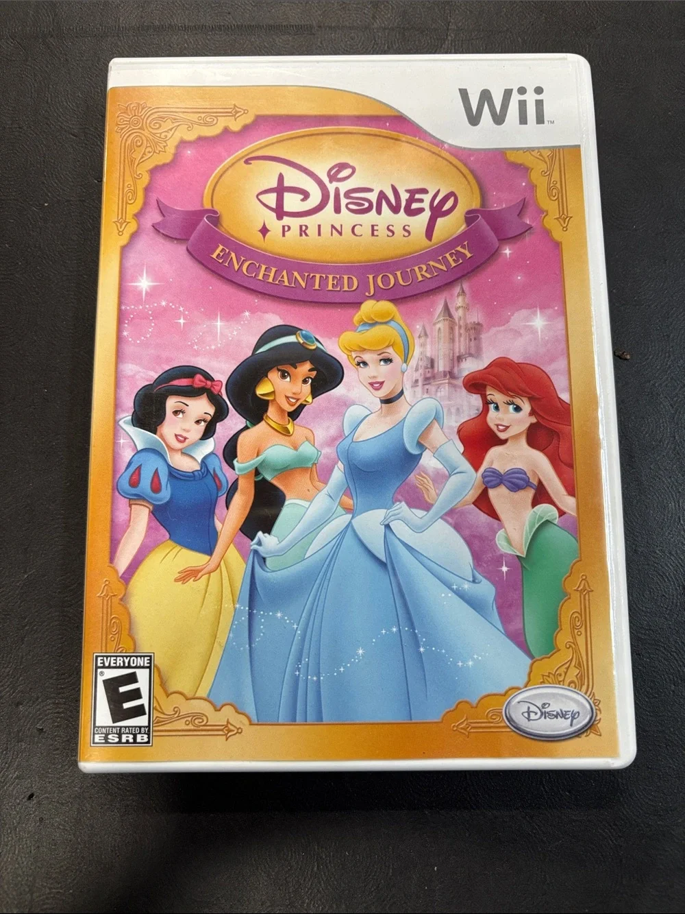 Disney Princess Enchanted Journey - Pink, Gold & Blue Cover (Wii)